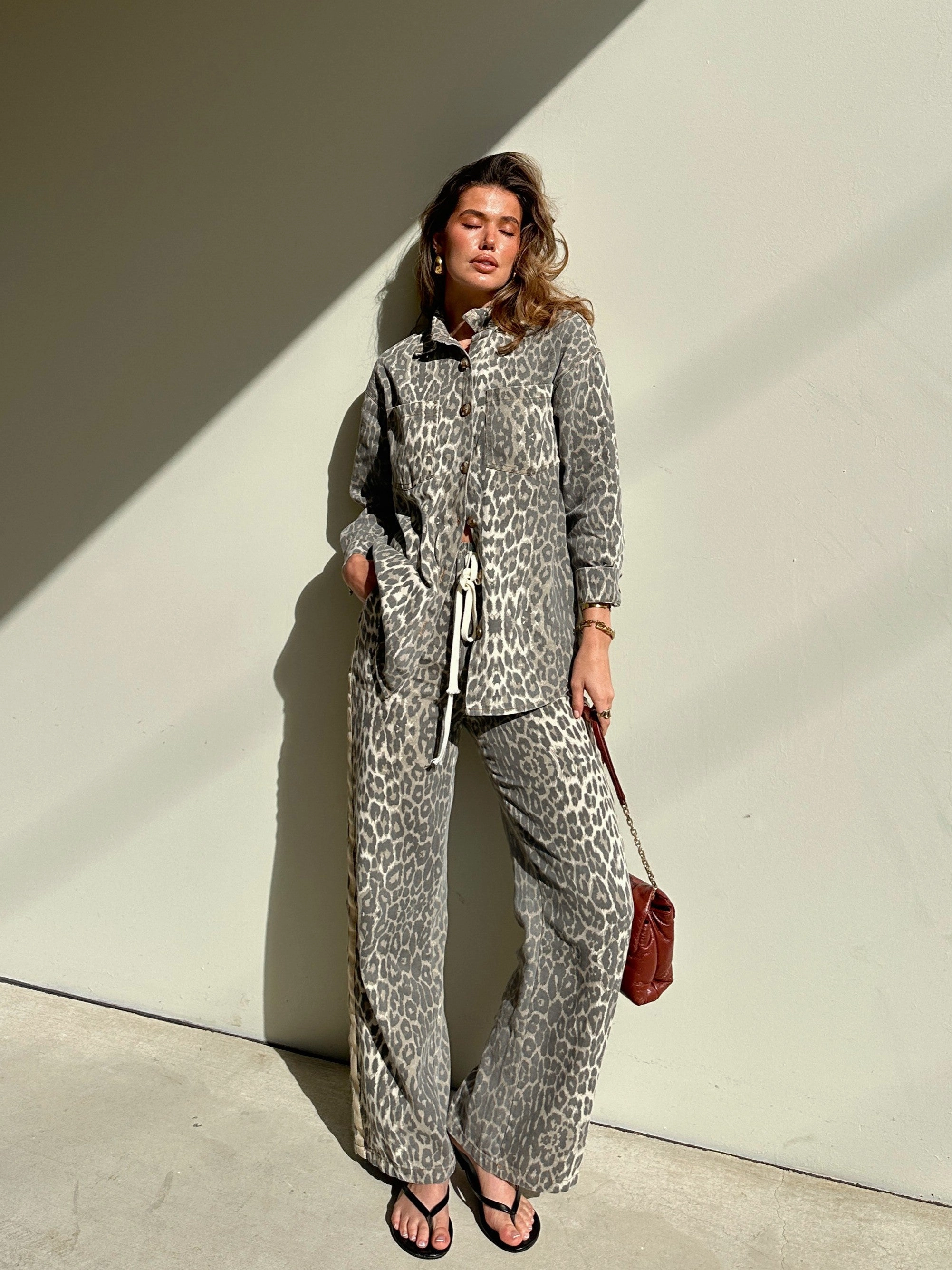 Vox Pants - Leopard Print