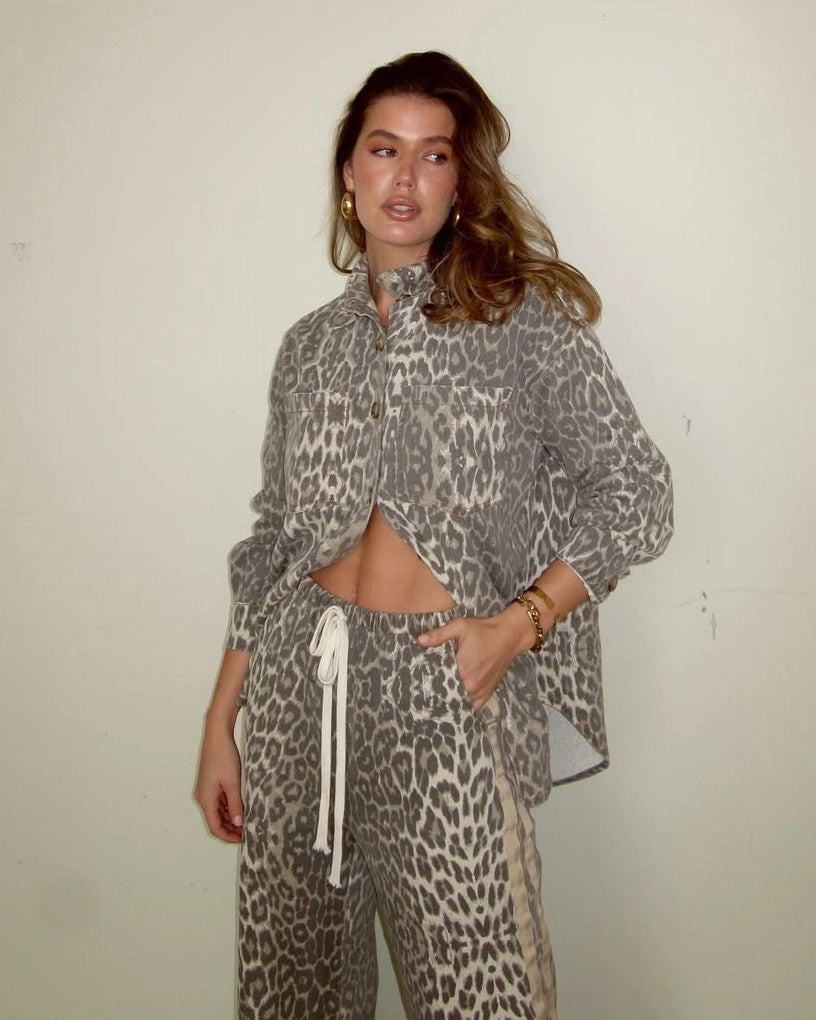 Vox Pants - Leopard Print