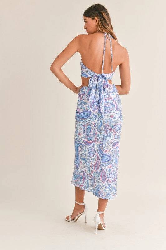 We Were Mermaid For Each Other Midi Skirt