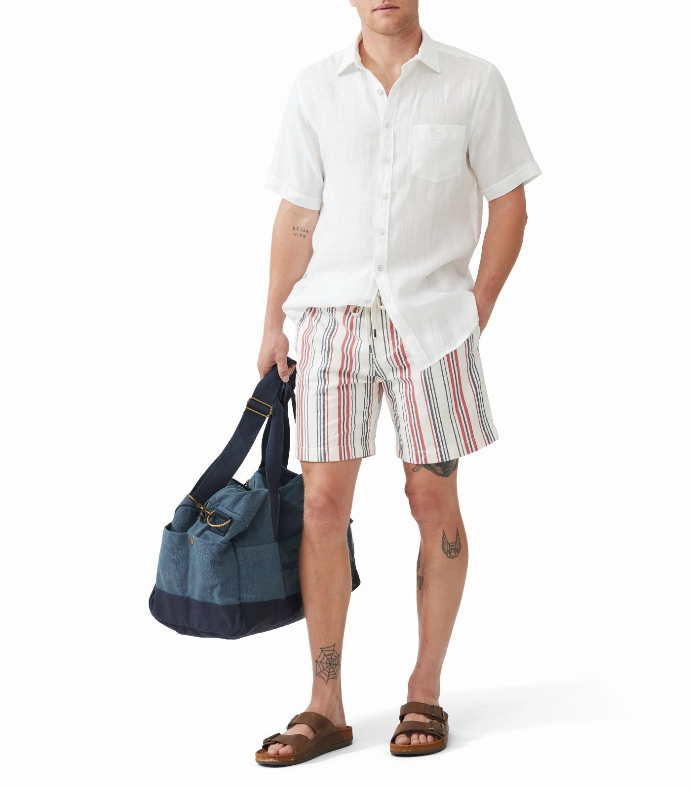 Wellpark Avenue Resort Striped 7" Short