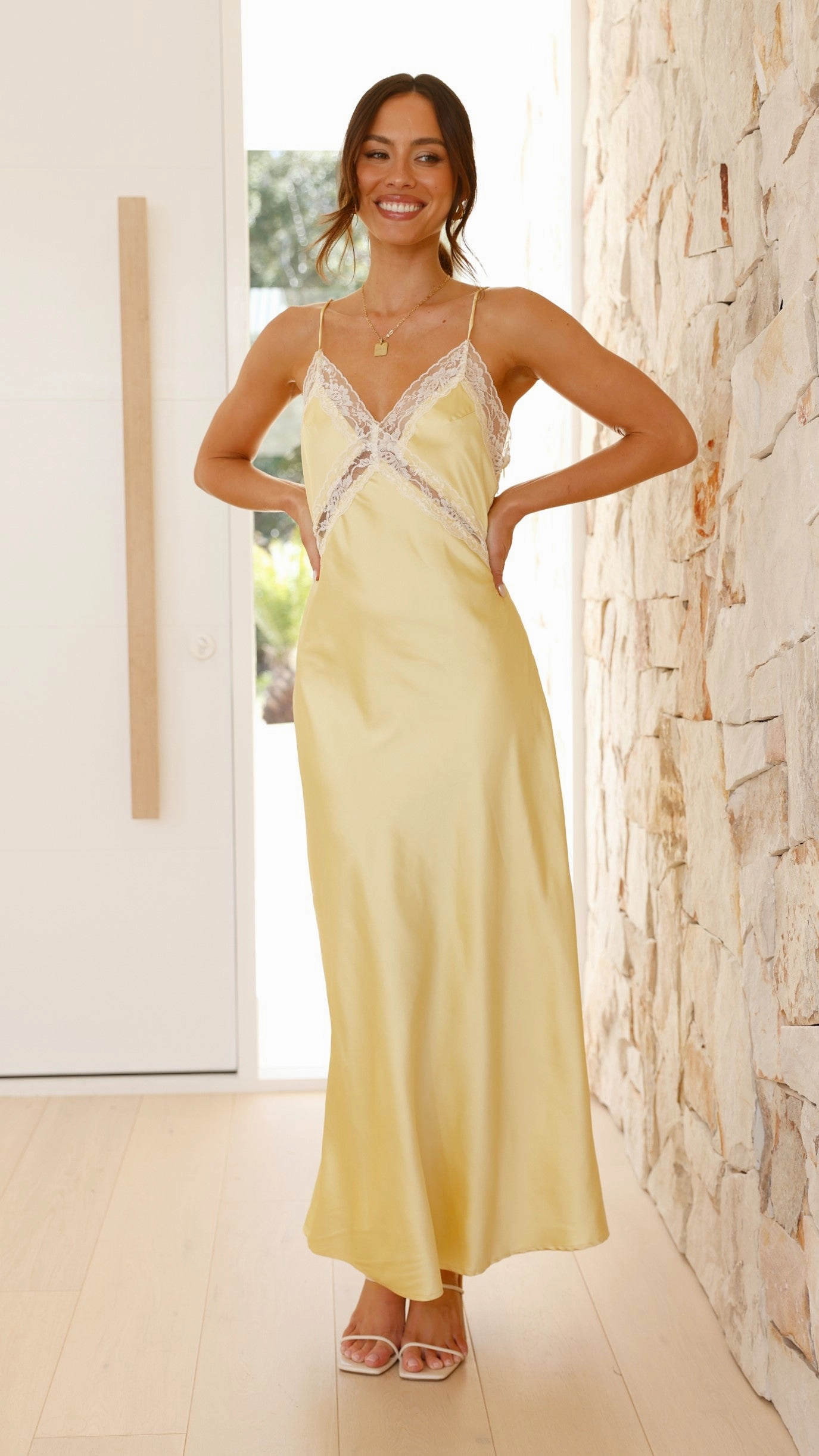 Westley Maxi Dress - Yellow