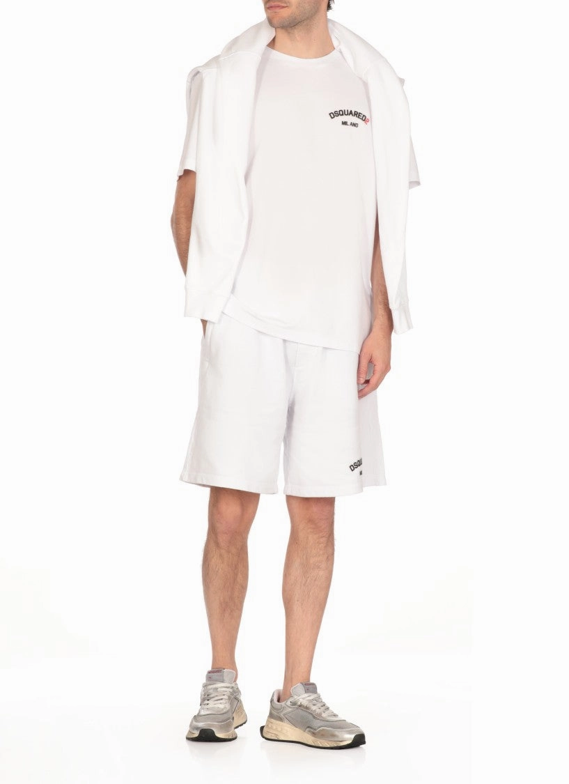 White Cotton Short