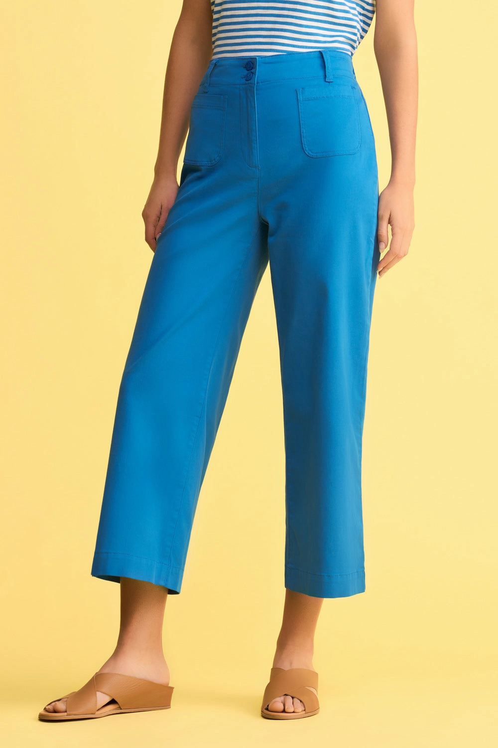 Wide Leg Pant - Indigo Blue