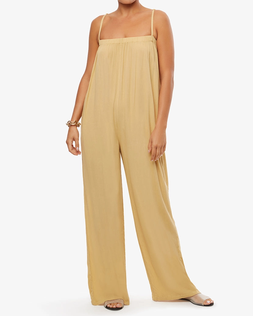 Wide Leg Pull On Jumpsuit