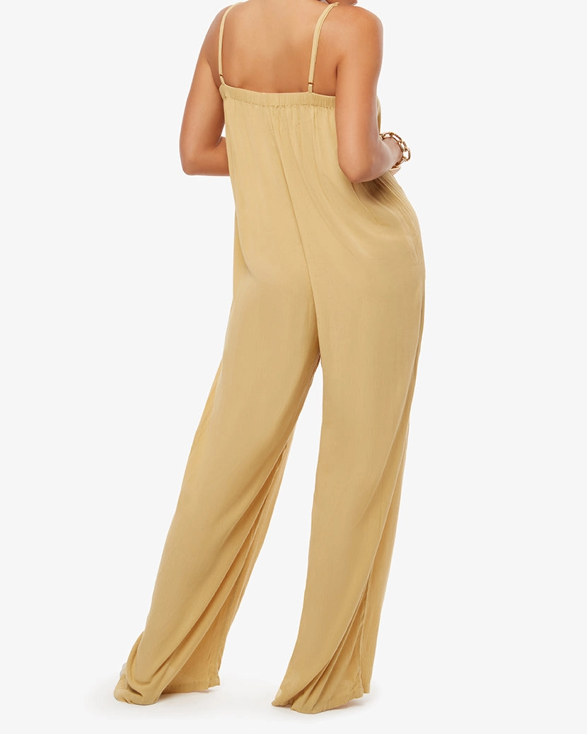 Wide Leg Pull On Jumpsuit