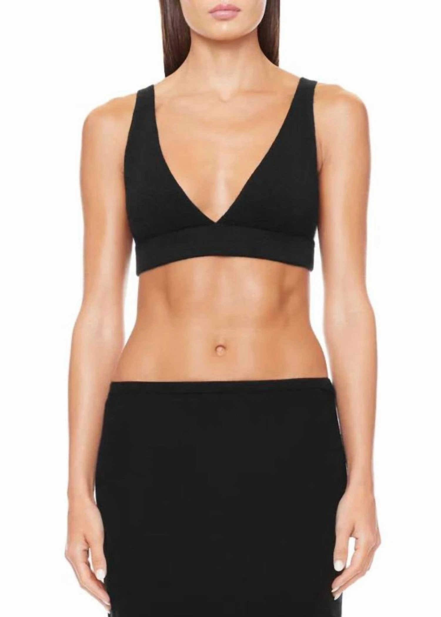 Willa Cashmere Bra In Black