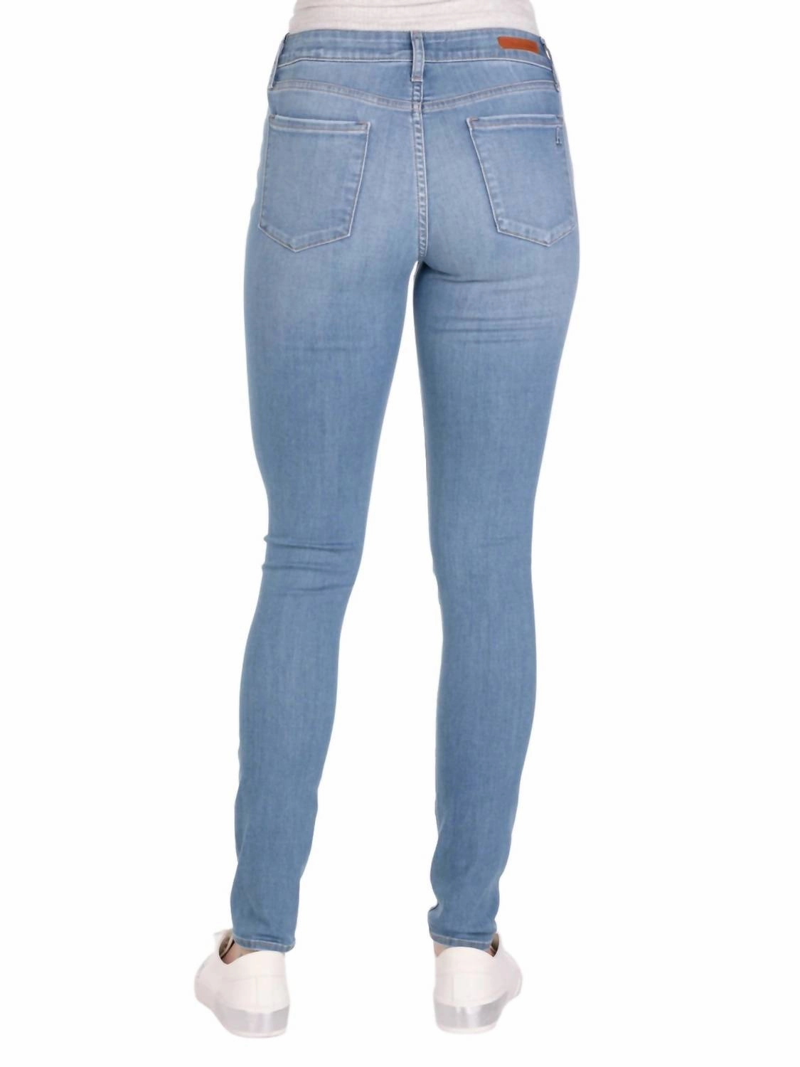 Women Mindi Busted Knee Skinny Jeans In Blue