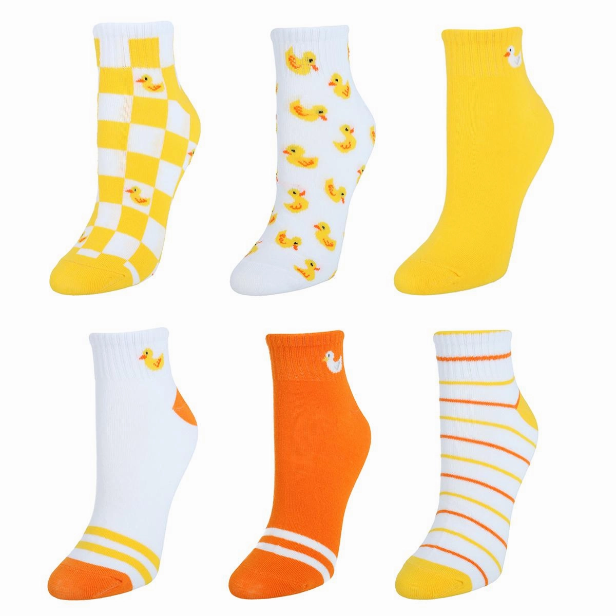 Women's Assorted Low-Cut Ribbed Comfortable Socks (6 Pair Pack)