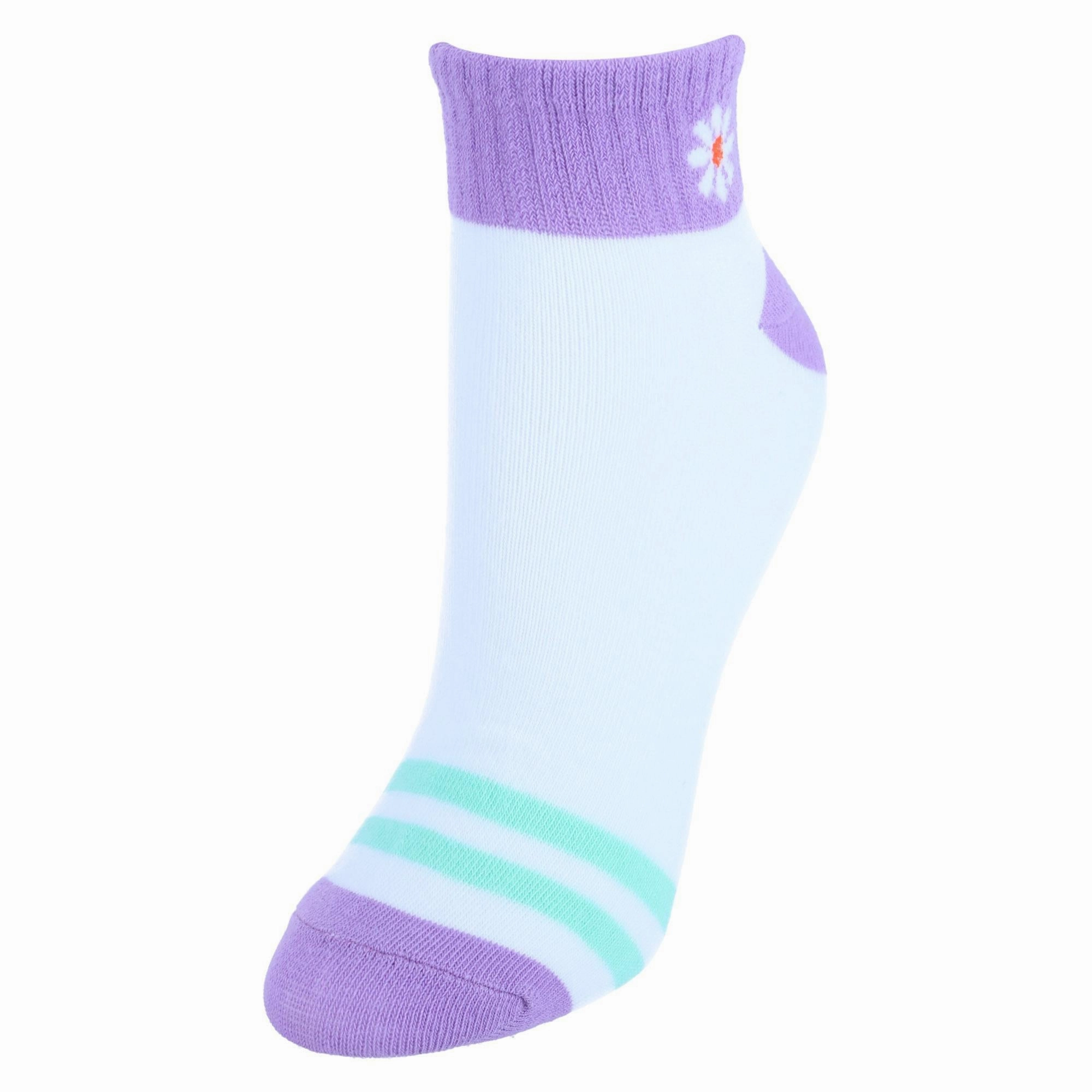 Women's Assorted Low-Cut Ribbed Comfortable Socks (6 Pair Pack)