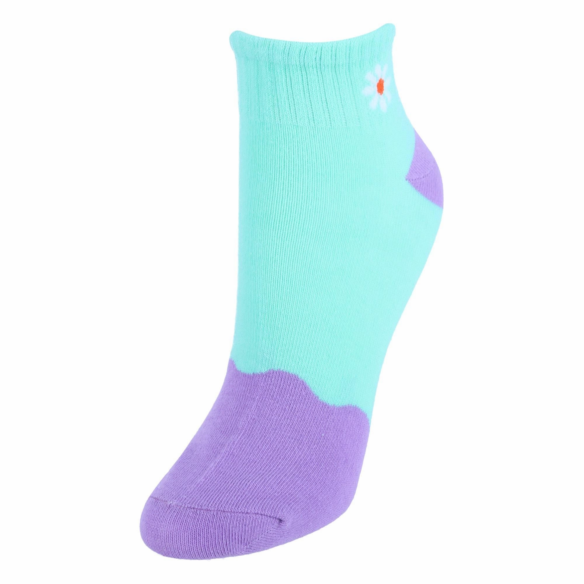 Women's Assorted Low-Cut Ribbed Comfortable Socks (6 Pair Pack)