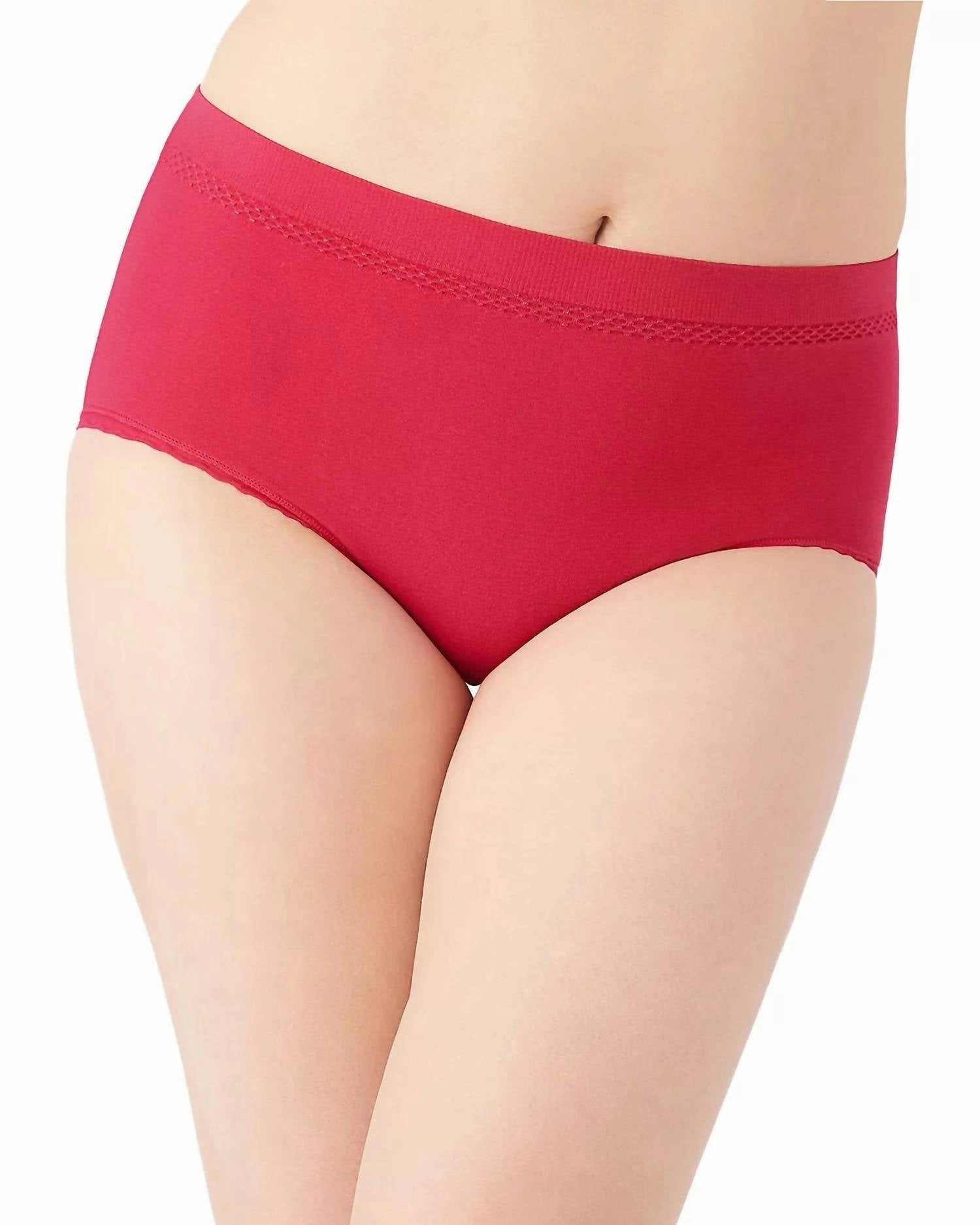 Women's B-Smooth Hi Cut Brief Panty In Persian Red