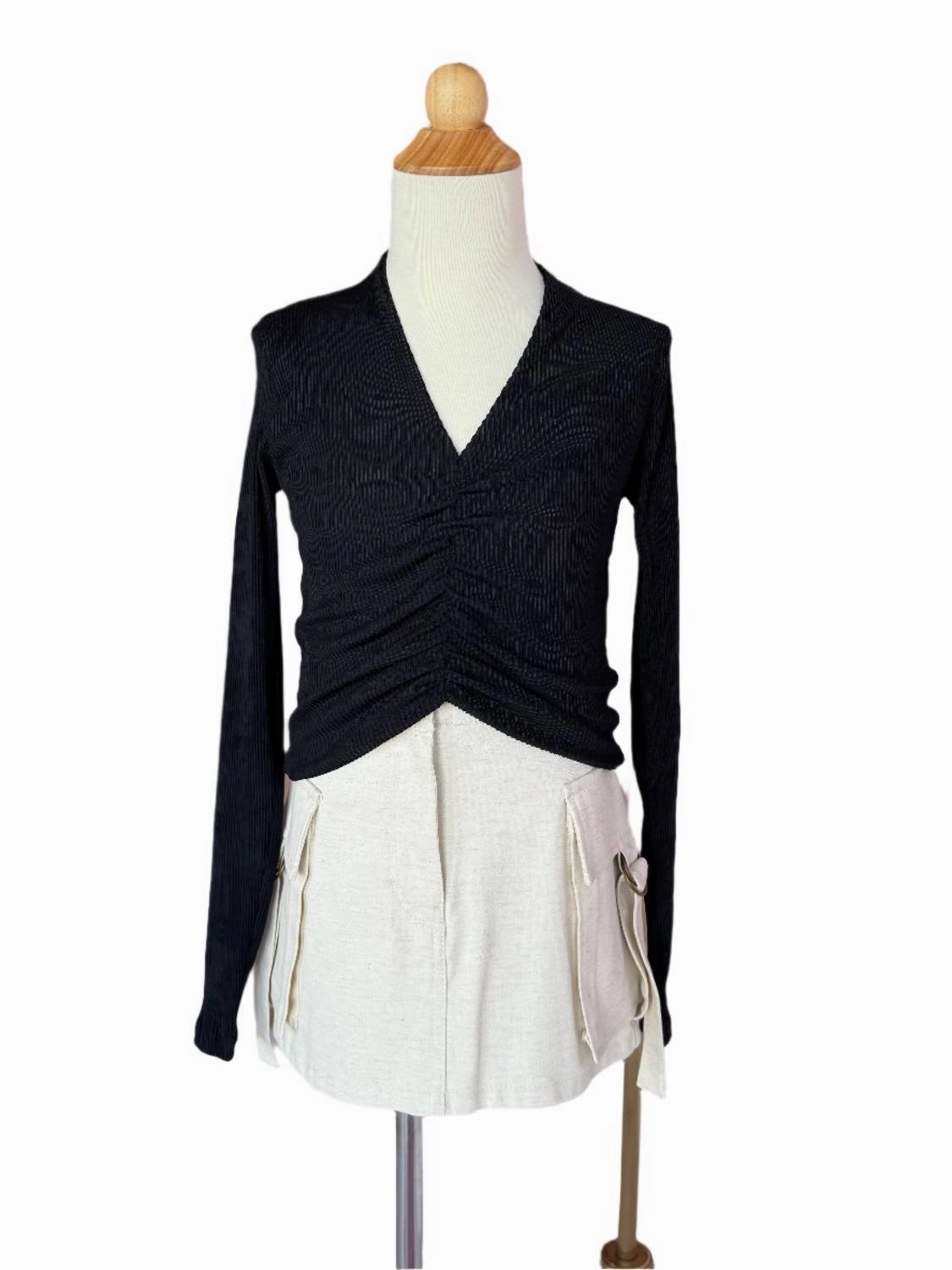 Women's Military Skirt In Beige