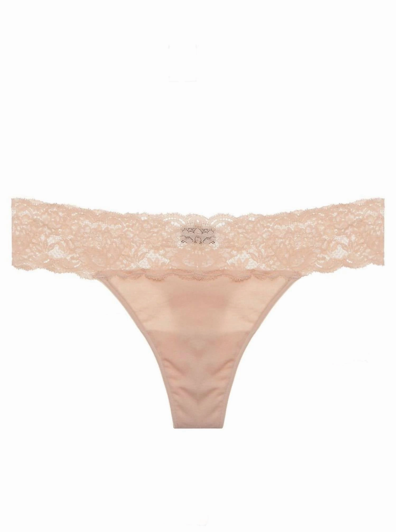 Women's Never Say Never Maternity Thong Panty In Blush