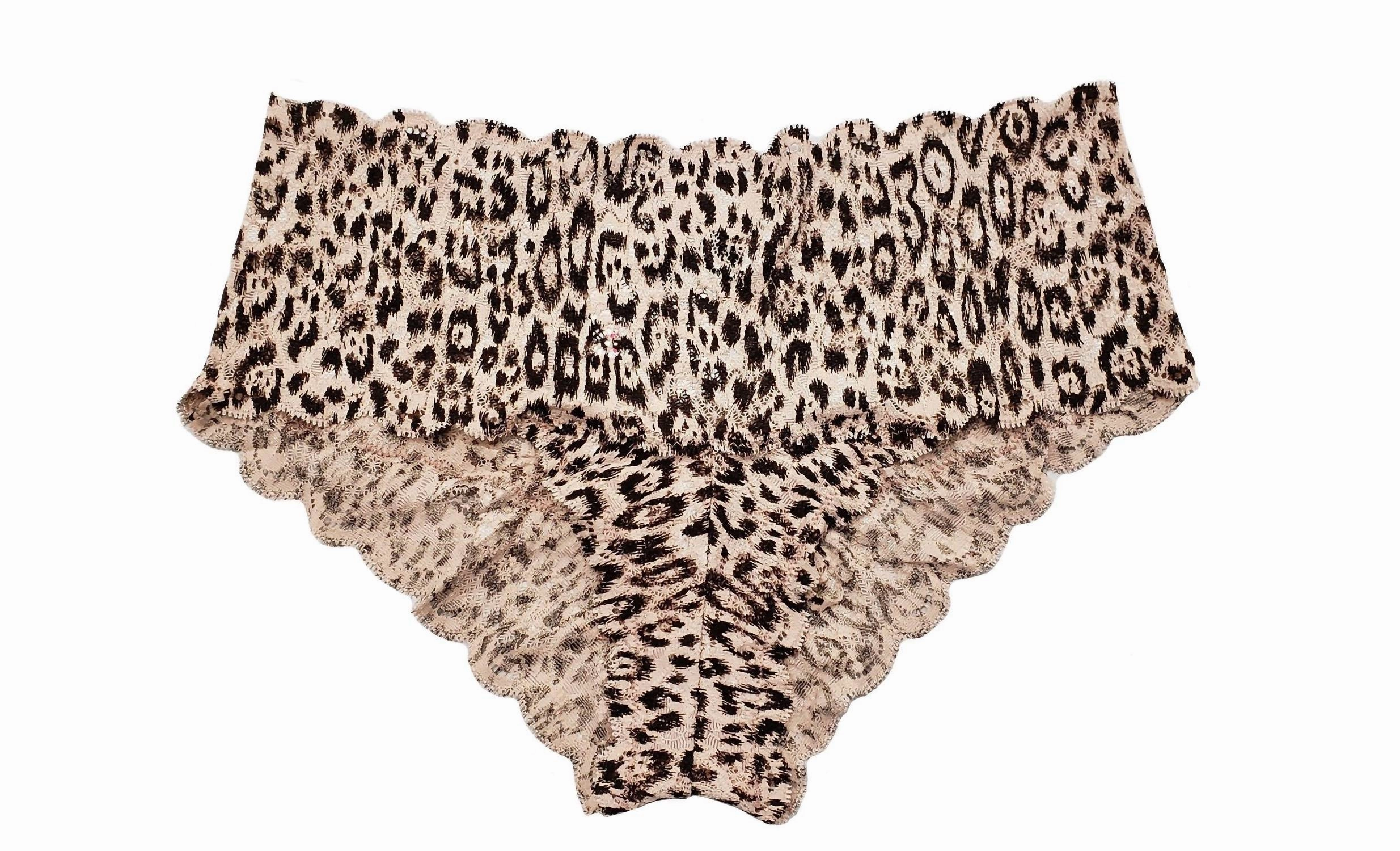 Women's Never Say Never Printed Hottie Boyshort In Mandorla Uno/animal