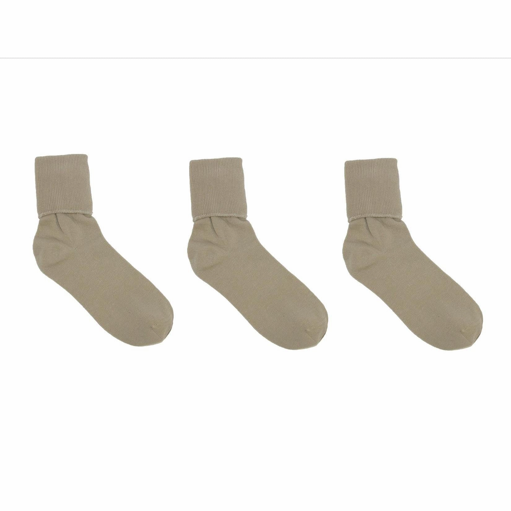 Women's Organic Cotton Turn Cuff Sock (Pack of 3)