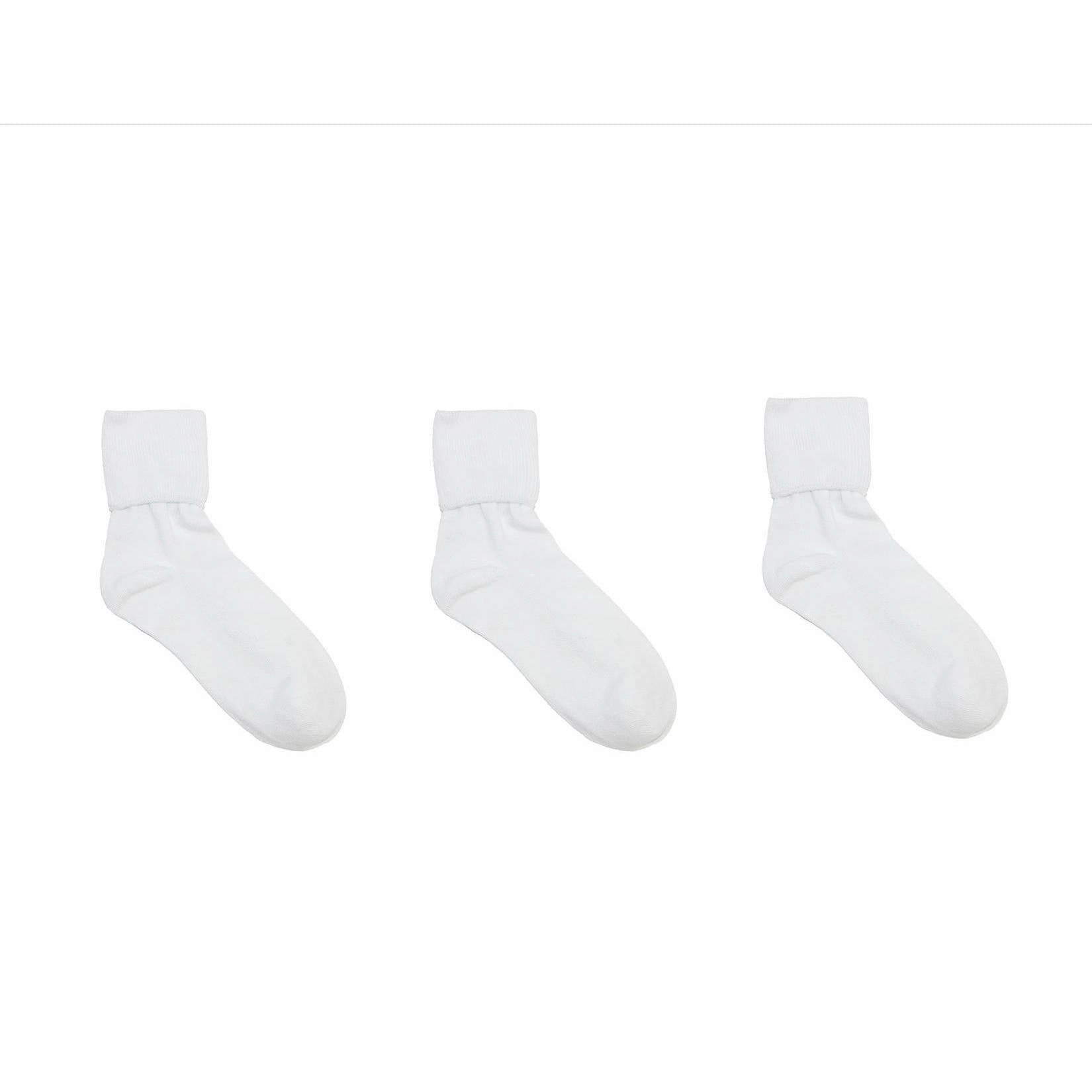 Women's Organic Cotton Turn Cuff Sock (Pack of 3)