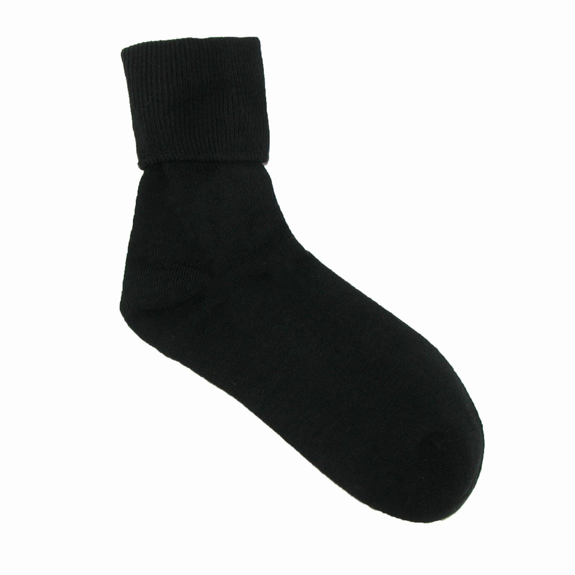 Women's Organic Cotton Turn Cuff Socks