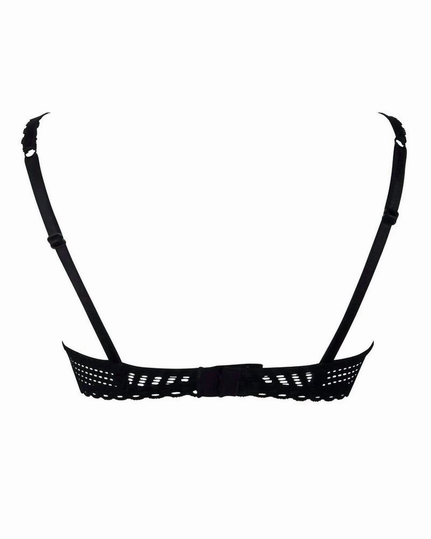 Women's Padded Push Up Bra In Black