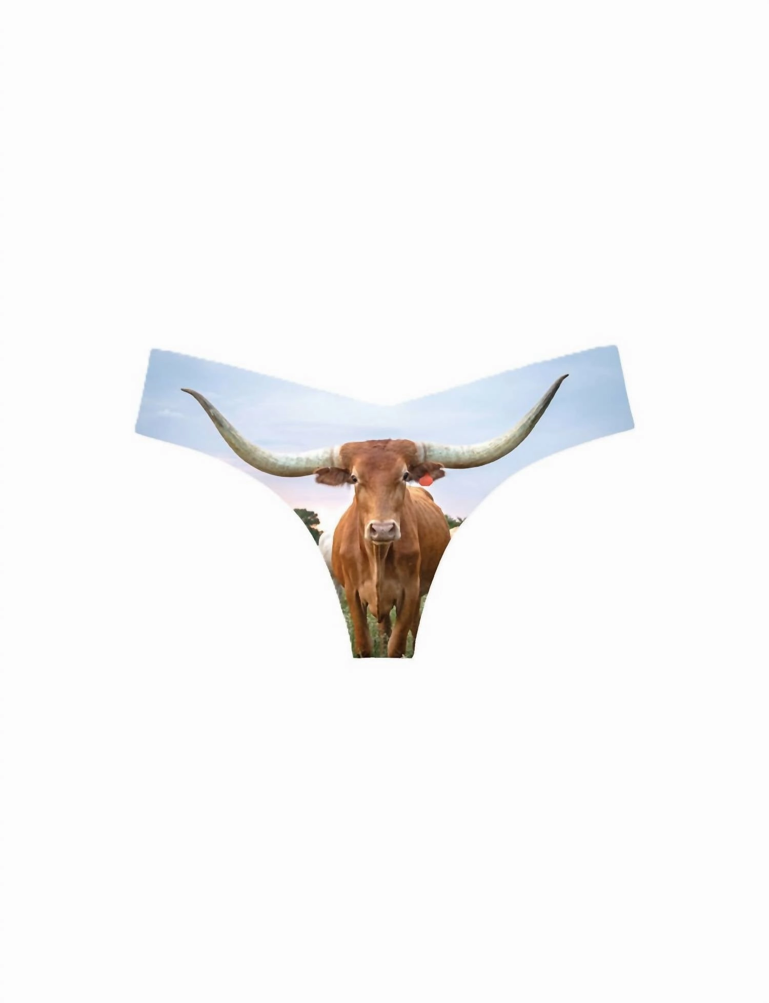Women's Photo-Op Thong Panty In Long Horn
