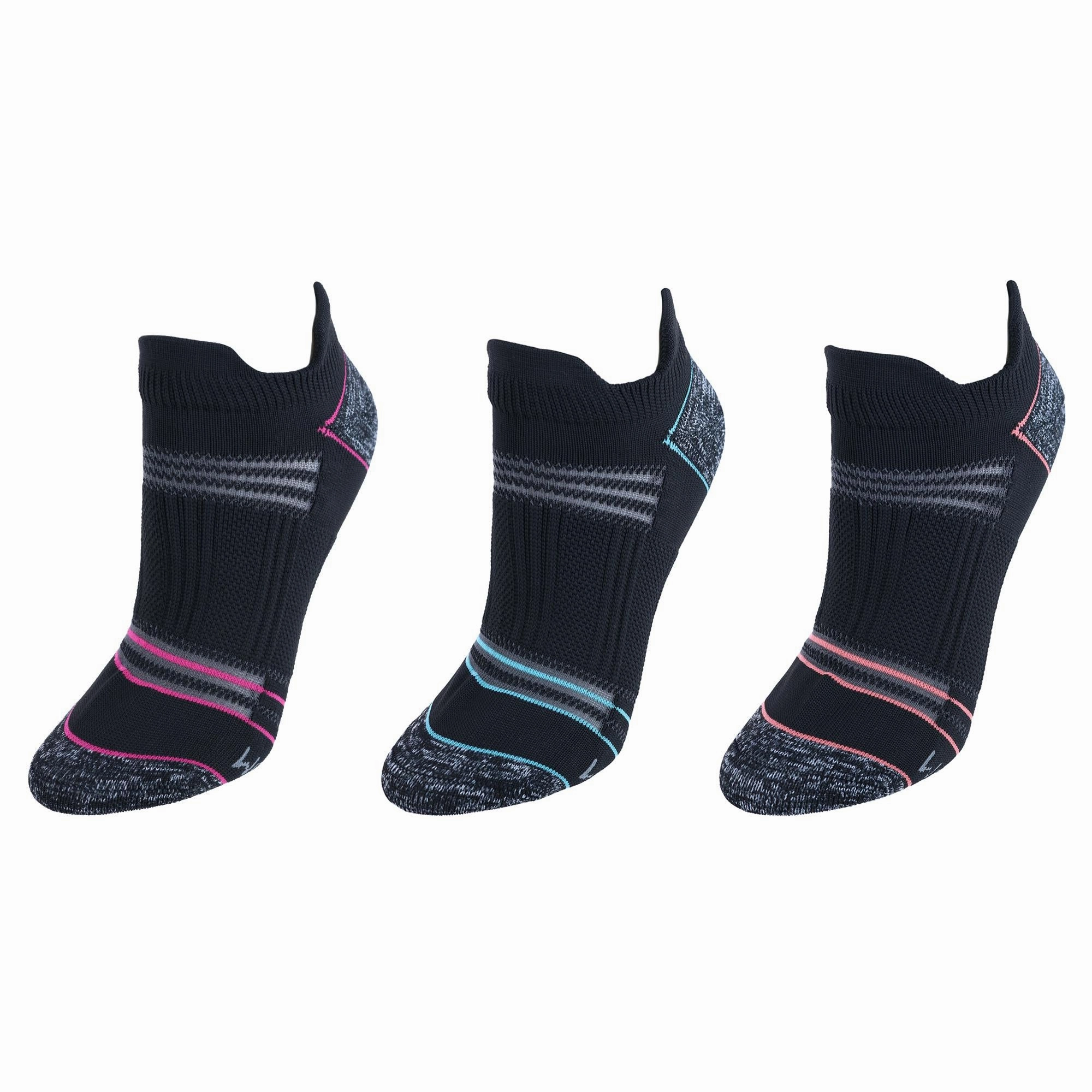 Women's Premium Seamless No Show Tab Socks (3 Pack)