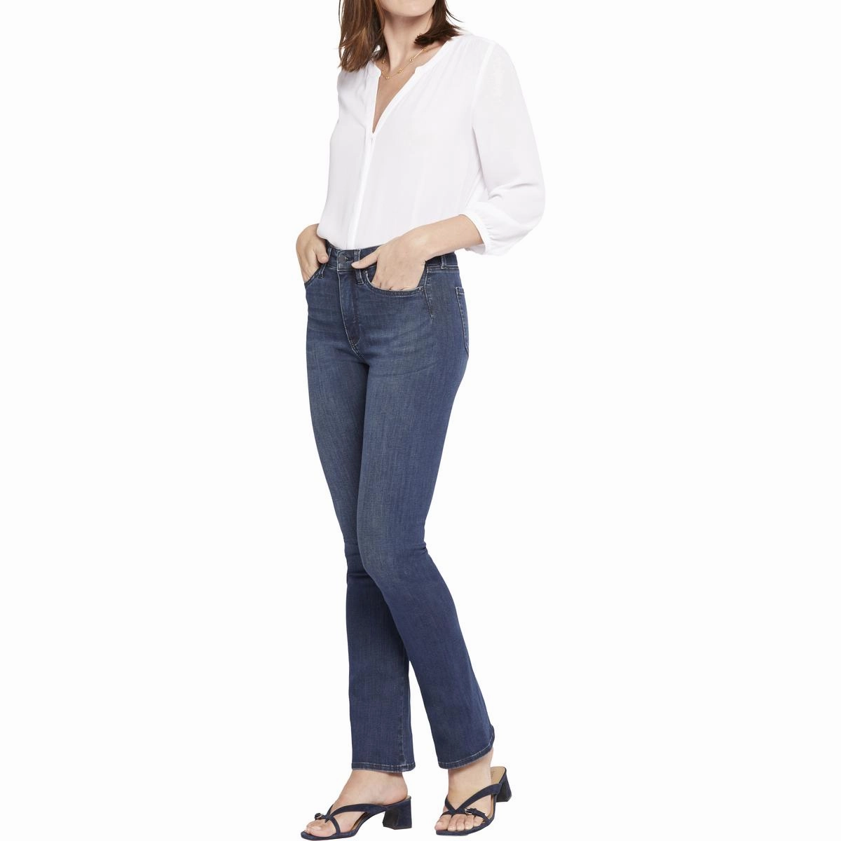 Womens Stretch Denim Bootcut Jeans