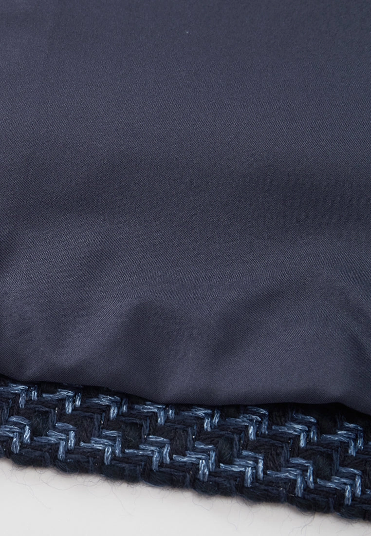 Woven Chevron Tweed Jacket