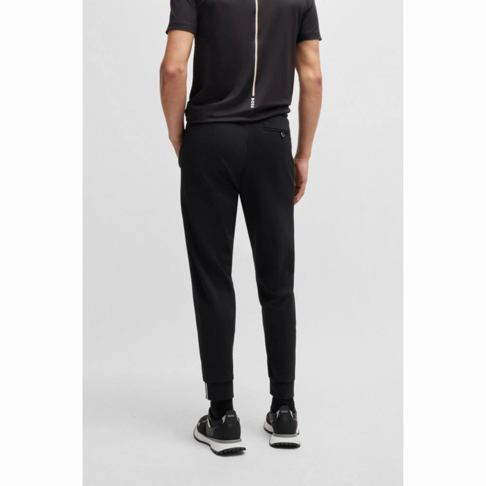 x Matteo Berrettini Regular-fit trousers in stretch gabardine with logo detail