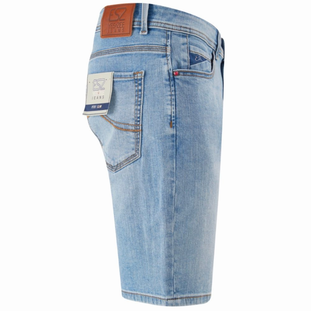 Yes Zee blue Cotton Men's Short