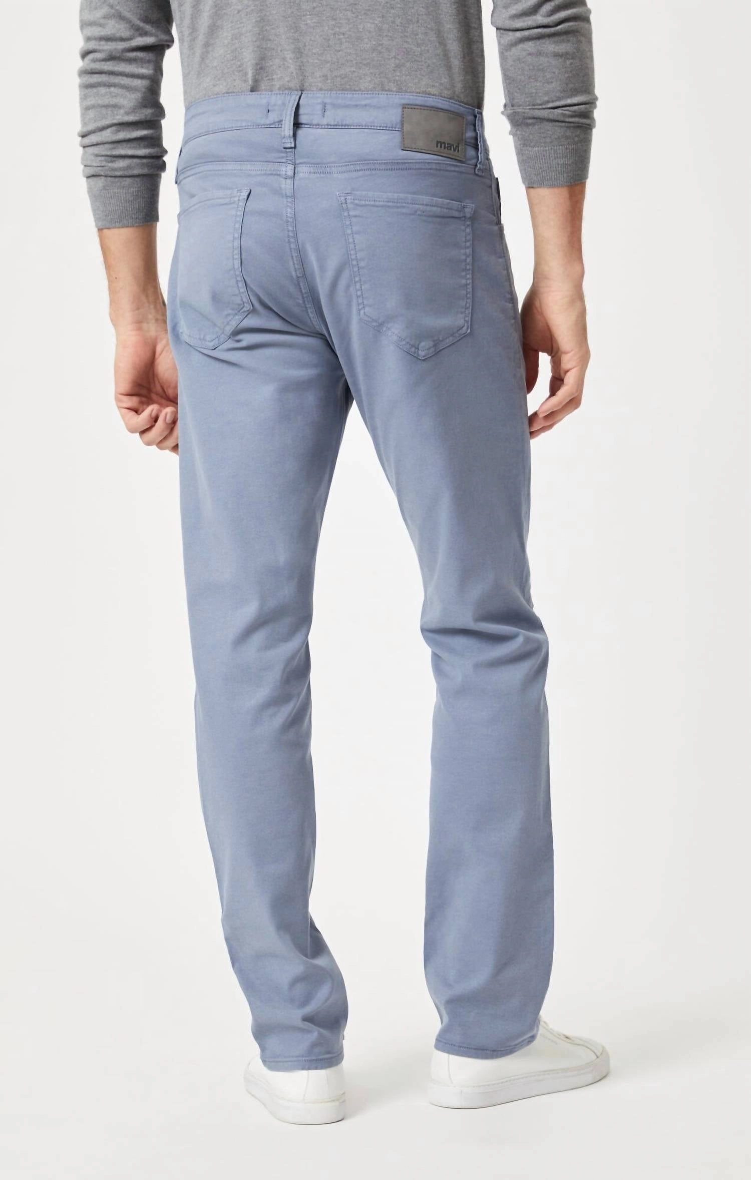 Zach Luxe Twill Pants In Flint Stone