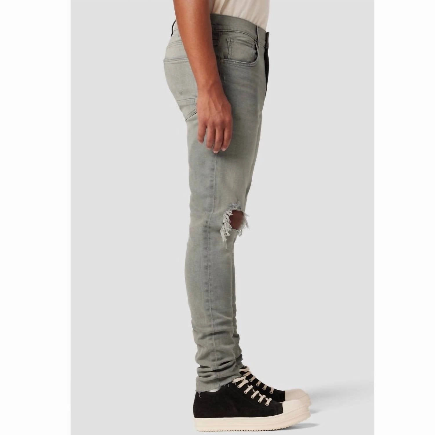 Zack Skinny Jeans In Dark Concrete