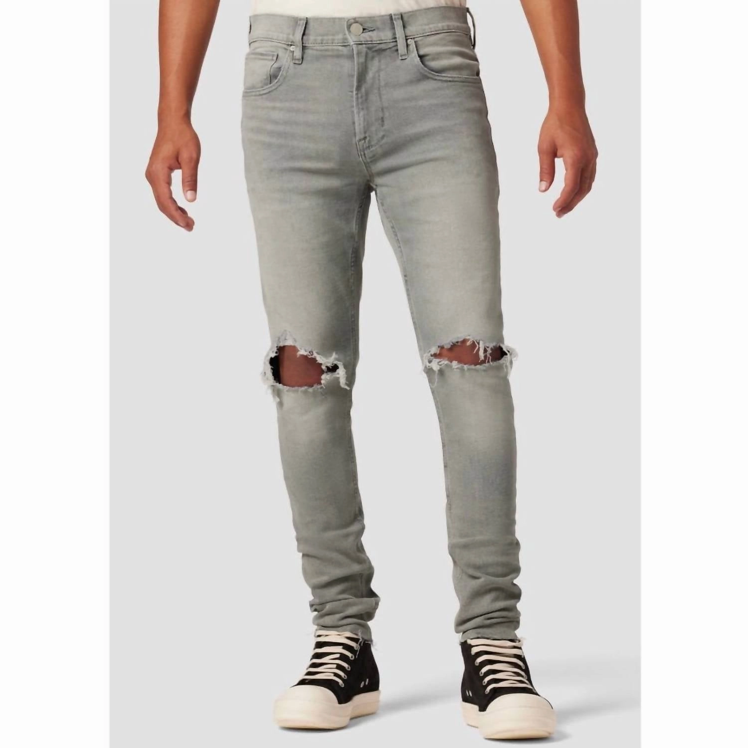 Zack Skinny Jeans In Dark Concrete